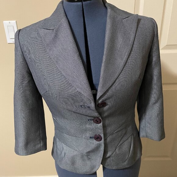 Gilani | Formal Gray Patterned Suit Jacket - Picture 1 of 5